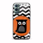 Owl Printed Glass Back Phone Case
