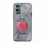 Free Your Heart Printed Glass Back Phone Case