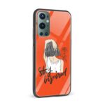 Stay Inspired Printed Glass Back Phone Case - Image 2