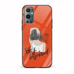 Stay Inspired Printed Glass Back Phone Case