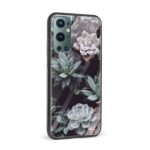 Floral Printed Glass Back Phone Case - Image 2