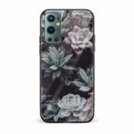 Floral Printed Glass Back Phone Case