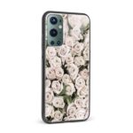 White Roses Printed Glass Back Phone Case - Image 2