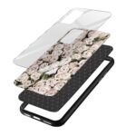 White Roses Printed Glass Back Phone Case - Image 3