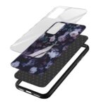 Floral Printed Glass Back Phone Case - Image 3
