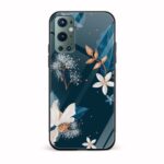 Floral Printed Glass Back Phone Case