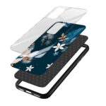 Floral Printed Glass Back Phone Case - Image 3