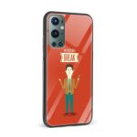 Friends We Were On A Break Printed Glass Back Phone Case - Image 2