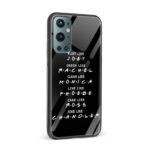 Friends Poem Printed Glass Back Phone Case - Image 2