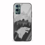 House Of Stark Printed Glass Back Phone Case