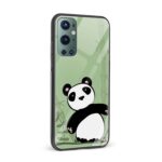 Panda Printed Glass Back Phone Case - Image 2