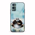 Kung Fu Panda Printed Glass Back Phone Case