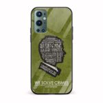We Solve Crimes Printed Glass Back Phone Case