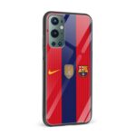 Barcelona FC Printed Glass Back Phone Case - Image 2