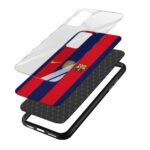 Barcelona FC Printed Glass Back Phone Case - Image 3