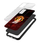 Manchester United Printed Glass Back Phone Case - Image 3