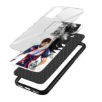 Animated Messi Printed Glass Back Phone Case - Image 3