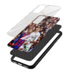 Ronaldo and Messi Printed Glass Back Phone Case - Image 3