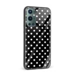 Polka Dots Printed Glass Back Phone Case - Image 2