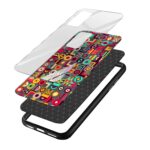 Abstract Printed Glass Back Phone Case - Image 3