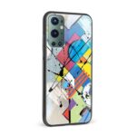 Abstract Printed Glass Back Phone Case - Image 2