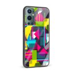 Abstract Printed Glass Back Phone Case - Image 2