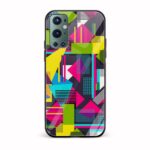 Abstract Printed Glass Back Phone Case