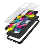 Abstract Printed Glass Back Phone Case - Image 3