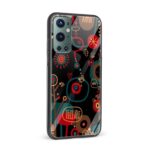 Abstract Printed Glass Back Phone Case - Image 2