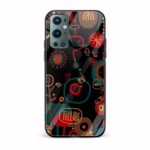 Abstract Printed Glass Back Phone Case