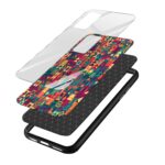 Abstract Printed Glass Back Phone Case - Image 3