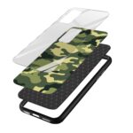 Camouflage Printed Glass Back Phone Case - Image 3