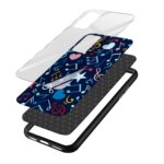 Abstract Printed Glass Back Phone Case - Image 3