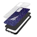 Abstract Printed Glass Back Phone Case - Image 3