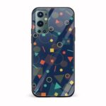 Abstract Printed Glass Back Phone Case
