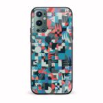 Abstract Printed Glass Back Phone Case
