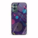 Abstract Printed Glass Back Phone Case