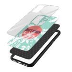 Don't Worry Be Happy Printed Glass Back Phone Case - Image 3