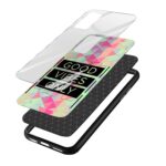 Good Vibes only Printed Glass Back Phone Case - Image 3