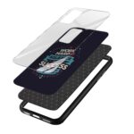 Work Hard In Silence Printed Glass Back Phone Case - Image 3