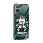 VAPING Printed Glass Back Phone Case - Image 2