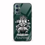 VAPING Printed Glass Back Phone Case