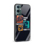 Things And Fantasies From 70's Printed Glass Back Phone Case - Image 2