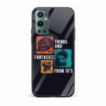 Things And Fantasies From 70's Printed Glass Back Phone Case