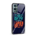 Why Is MONDAY So Far From FRIDAY? Printed Glass Back Phone Case - Image 2