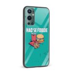 Haq Se Foodie Printed Glass Back Phone Case - Image 2