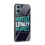 Hustle Loyalty Respect Printed Glass Back Phone Case - Image 2