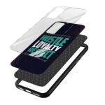 Hustle Loyalty Respect Printed Glass Back Phone Case - Image 3