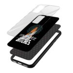 NAMASTE BITCHES Printed Glass Back Phone Case - Image 3