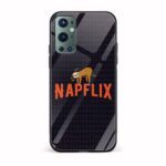 Napflix Printed Glass Back Phone Case